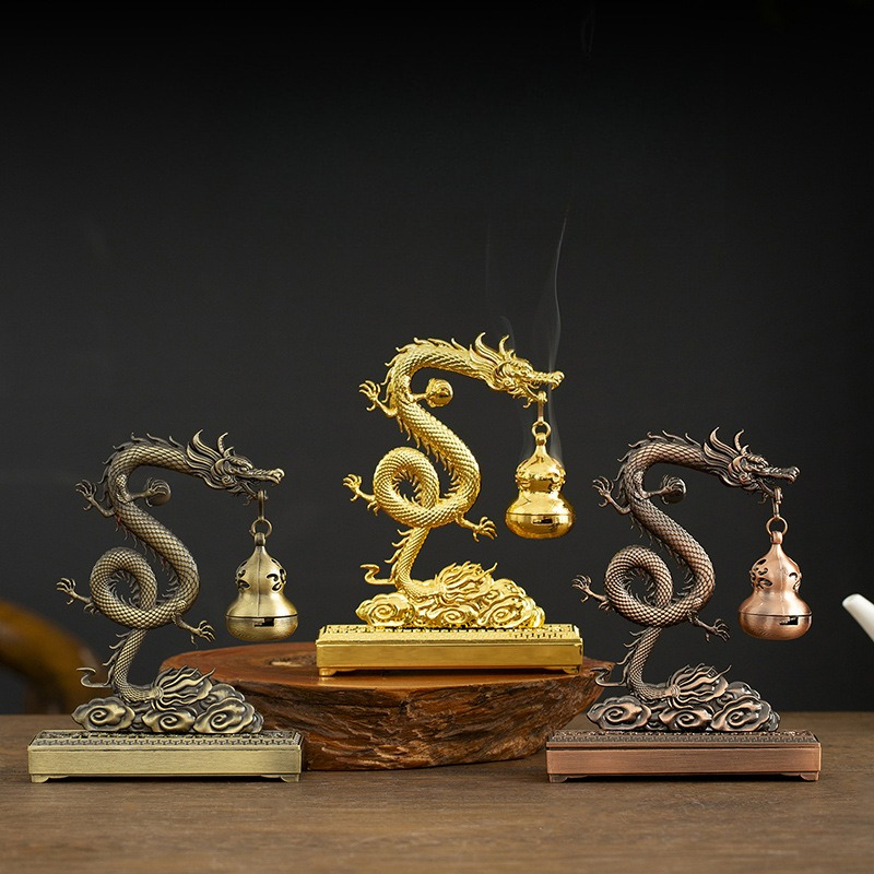 Home Fragrance Fig - Chinese Feng Shui Golden Dragon Incense