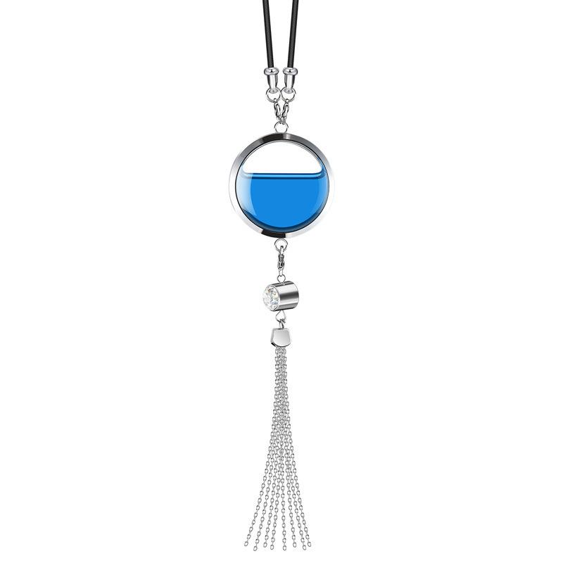Diffuser Necklace Locket - Premium Metal Car Fragrance Pendant Empty