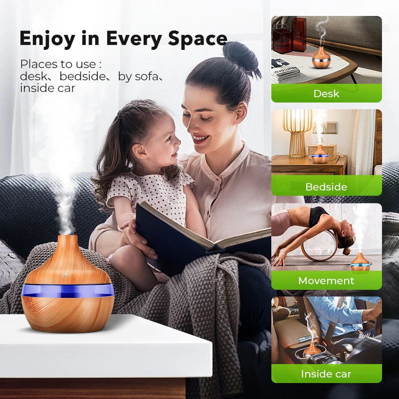 300ML Wood Grain Air Humidifie - Home Fragrance Glade ulasan dan harga