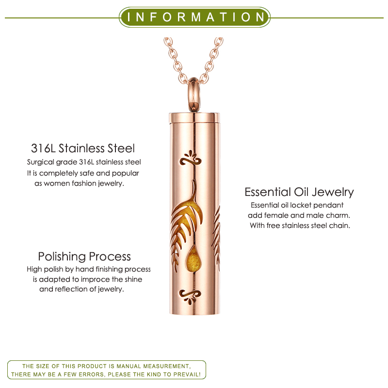 Hot Sale Free Pads Screw Aroma - Diffuser Necklace Locket ulasan dan harga