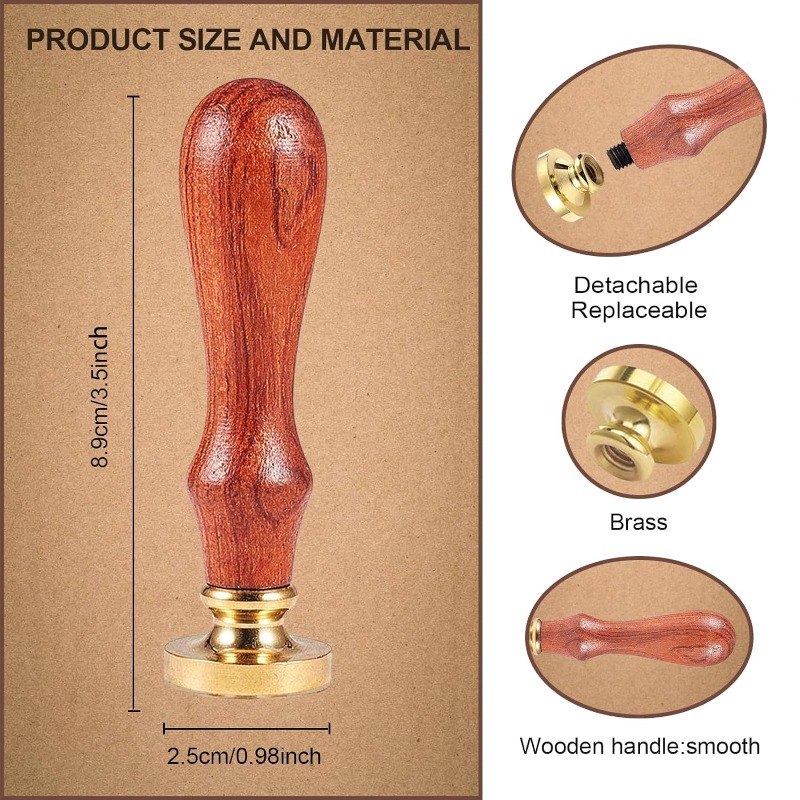 1pcs House Wax Sealing Stamp C - Home Fragrance Gingerbread ulasan dan harga