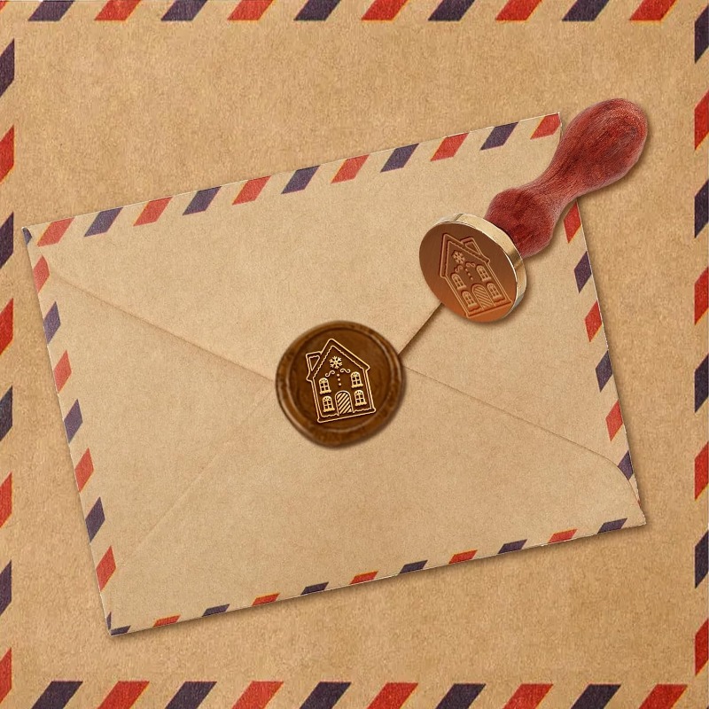 1pcs House Wax Sealing Stamp C - Home Fragrance Gingerbread ulasan dan harga
