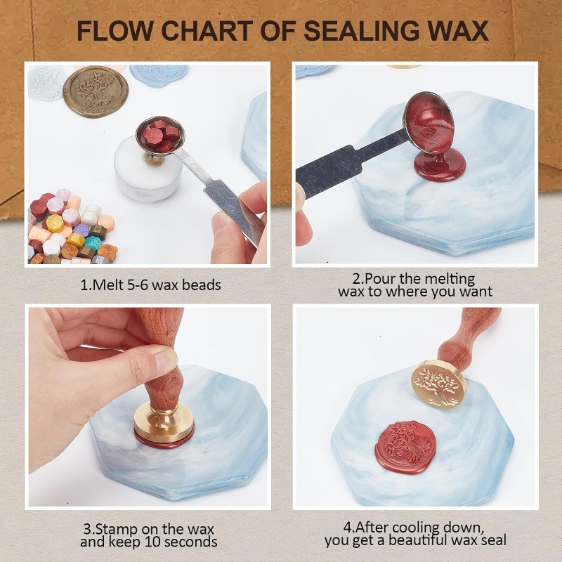 1pcs House Wax Sealing Stamp C - Home Fragrance Gingerbread ulasan dan harga