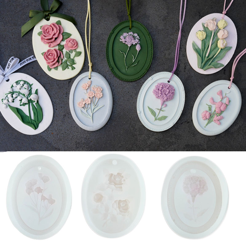 Large Flower Silicone Mold for - Diffuser Necklace Locket ulasan dan harga