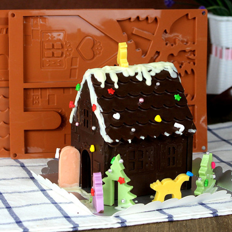 3D Christmas House Chocolate M - Home Fragrance Gingerbread ulasan dan harga