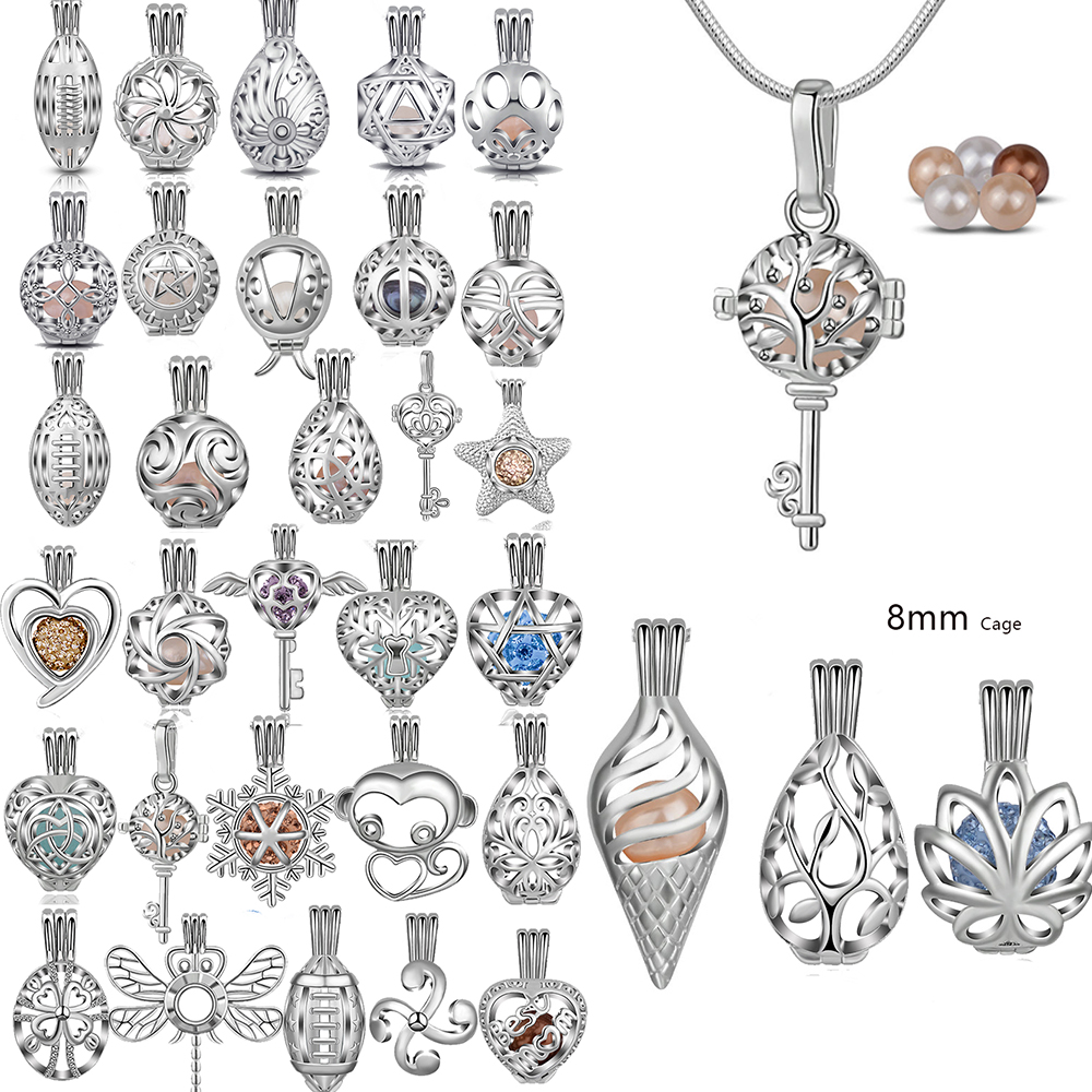 EUDORA Pearl Cage Silver Color - Diffuser Necklace Locket ulasan dan harga