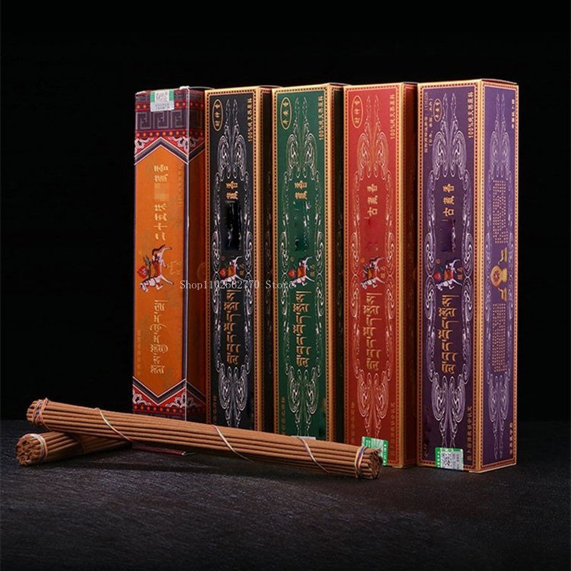 4 Bundles/box Tibetan Incense  - Smokeless Incense Stick ulasan dan harga