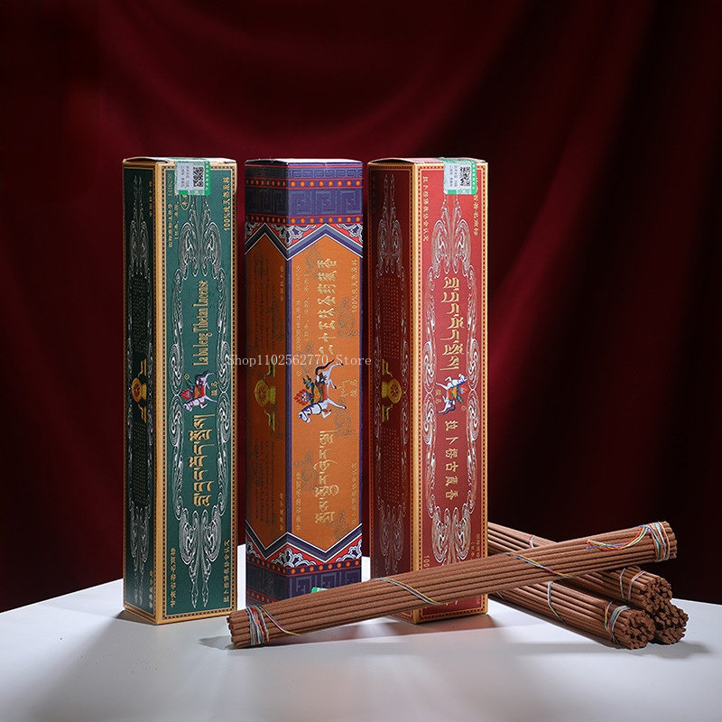 4 Bundles/box Tibetan Incense  - Smokeless Incense Stick ulasan dan harga