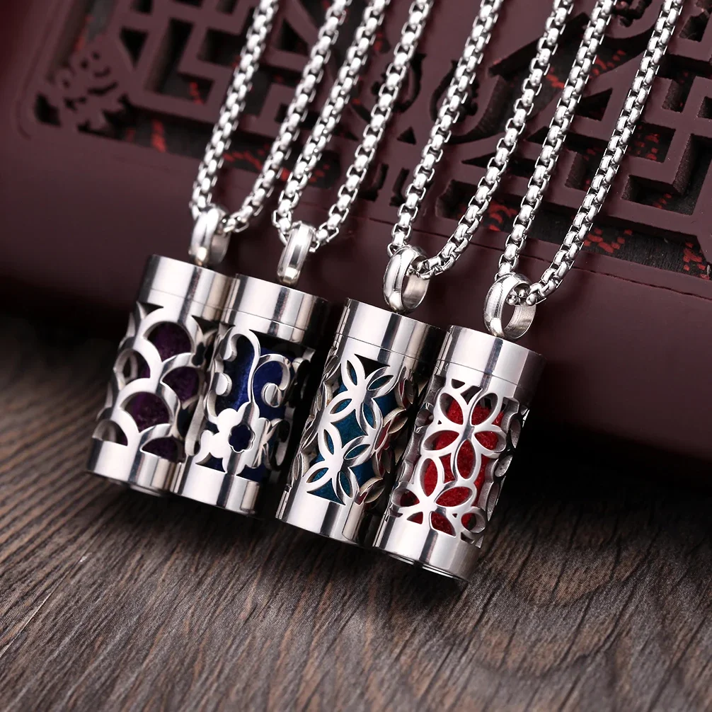 New Stainless Steel Aromathera - Diffuser Necklace Locket ulasan dan harga