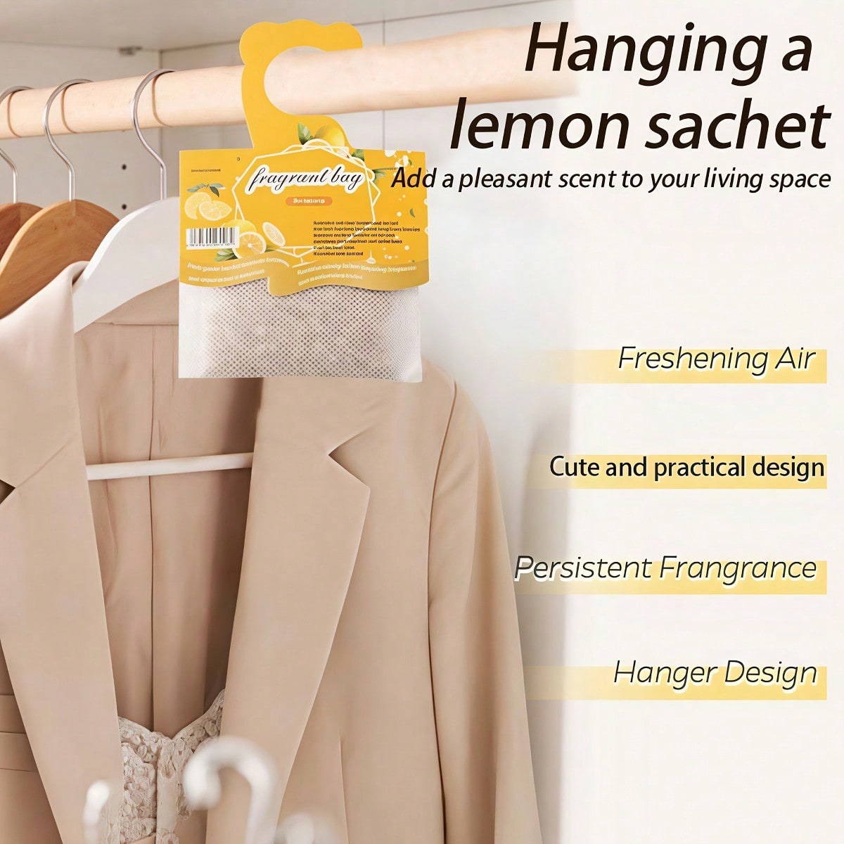 Hanging Lemon Scented Sachets, - Home Fragrance Products ulasan dan harga