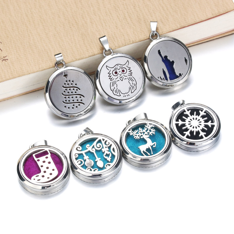 Tree Of Life Aroma Box Necklac - Diffuser Necklace Locket ulasan dan harga