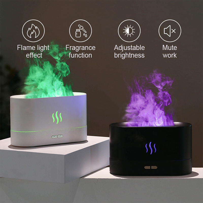 USB Desktop Flame Aroma Diffus - Home Fragrance Products ulasan dan harga