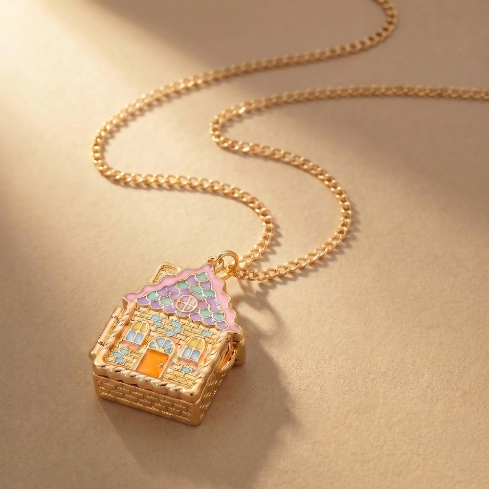 Colorful Gingerbread House Nec - Home Fragrance Gingerbread ulasan dan harga