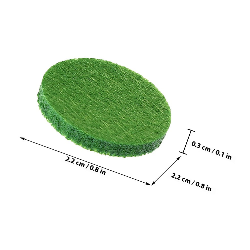 50Pcs Round Cotton Aroma Pads  - Diffuser Necklace Locket ulasan dan harga