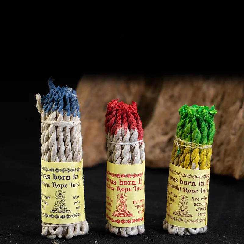 Nepal Handmade Herbal Rope 25  - Smokeless Incense Stick ulasan dan harga