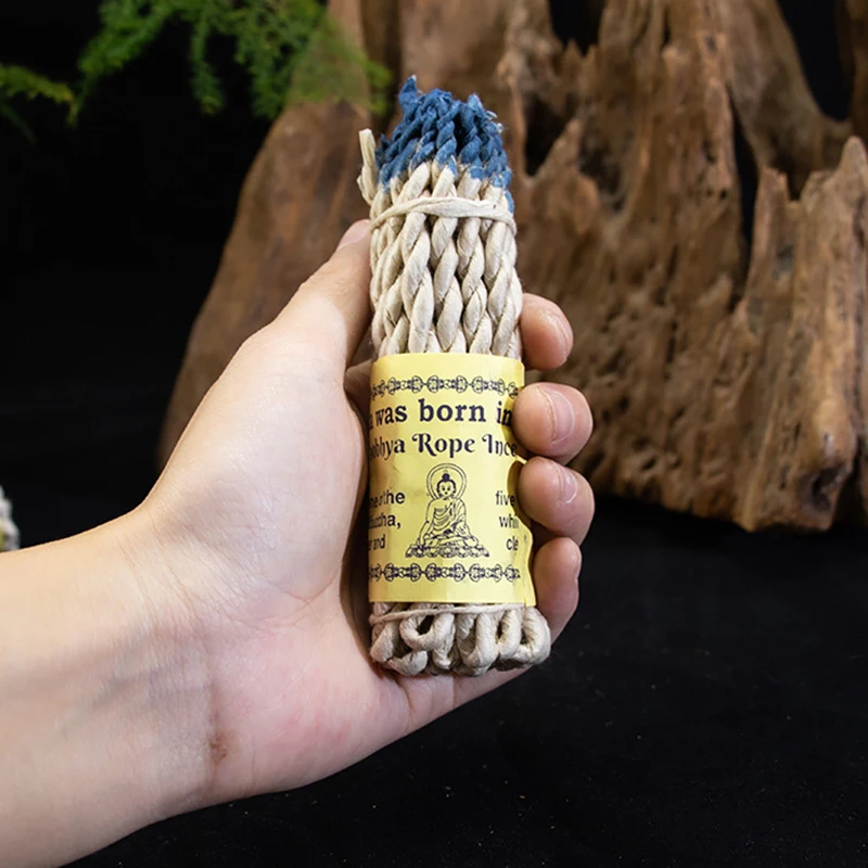 Nepal Handmade Herbal Rope 25  - Smokeless Incense Stick ulasan dan harga