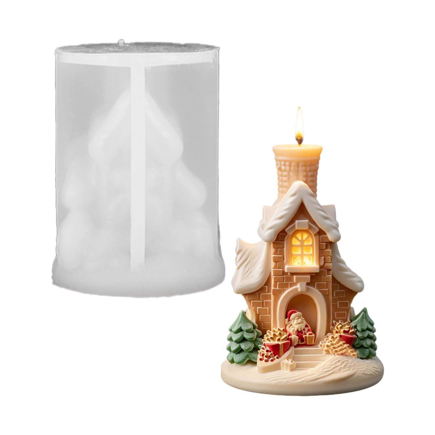 3D Santa Christmas Snow House  - Home Fragrance Gingerbread ulasan dan harga